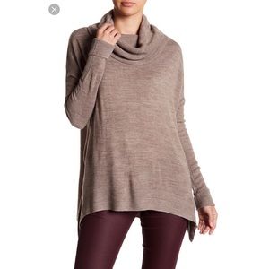 Sweet Romeo Cowl Neck Poncho Sweater